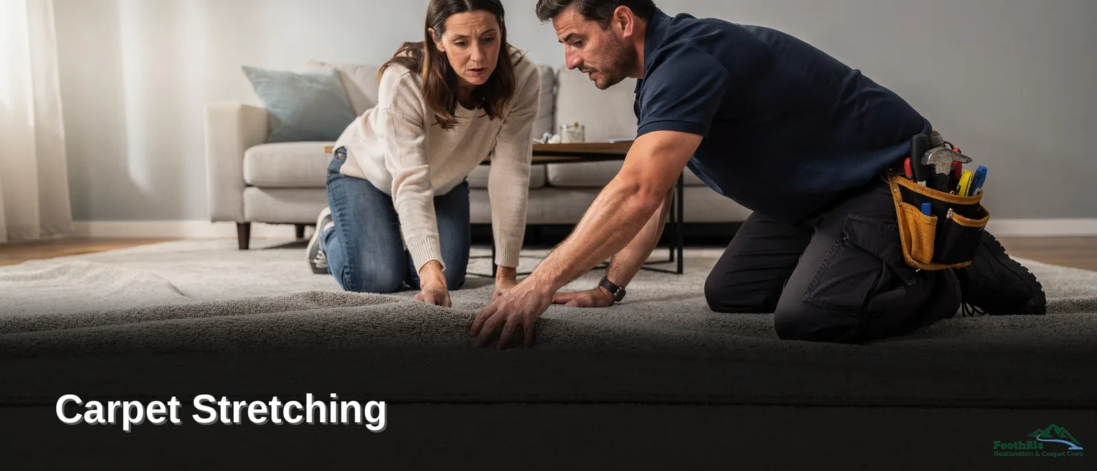 Improper installation, particularly without proper stretching, is a leading cause of carpet buckling.; High humidity